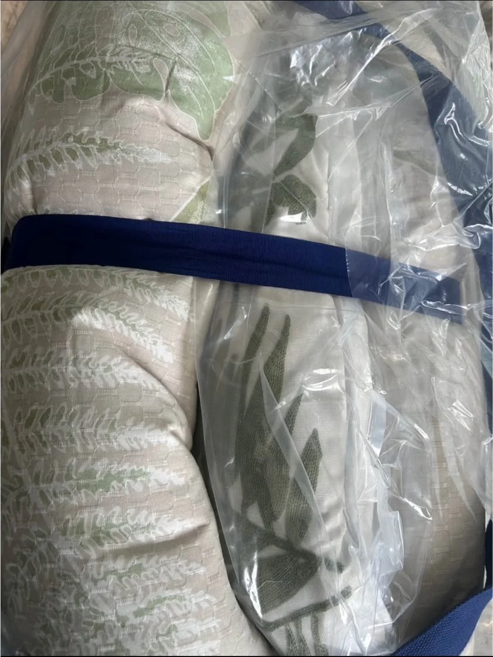 Harbor House King Comforter Set, Tropical Palm Print, Soft Cotton Oversized